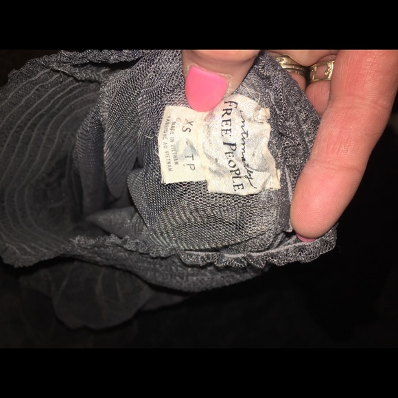 Free people gray skirt - Picture 5 of 5